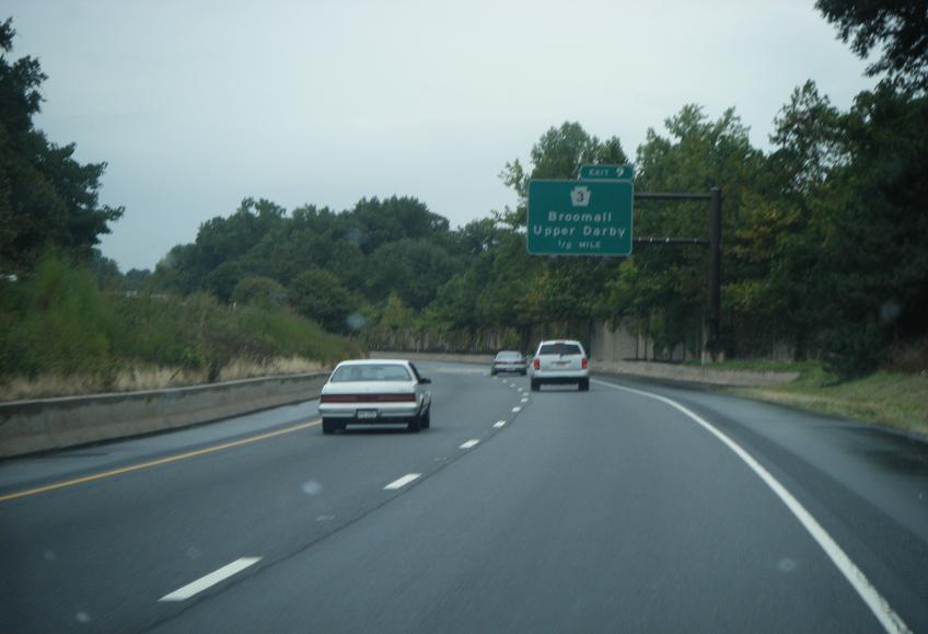 Picture Of The Broomall Exit When Driving Down I476