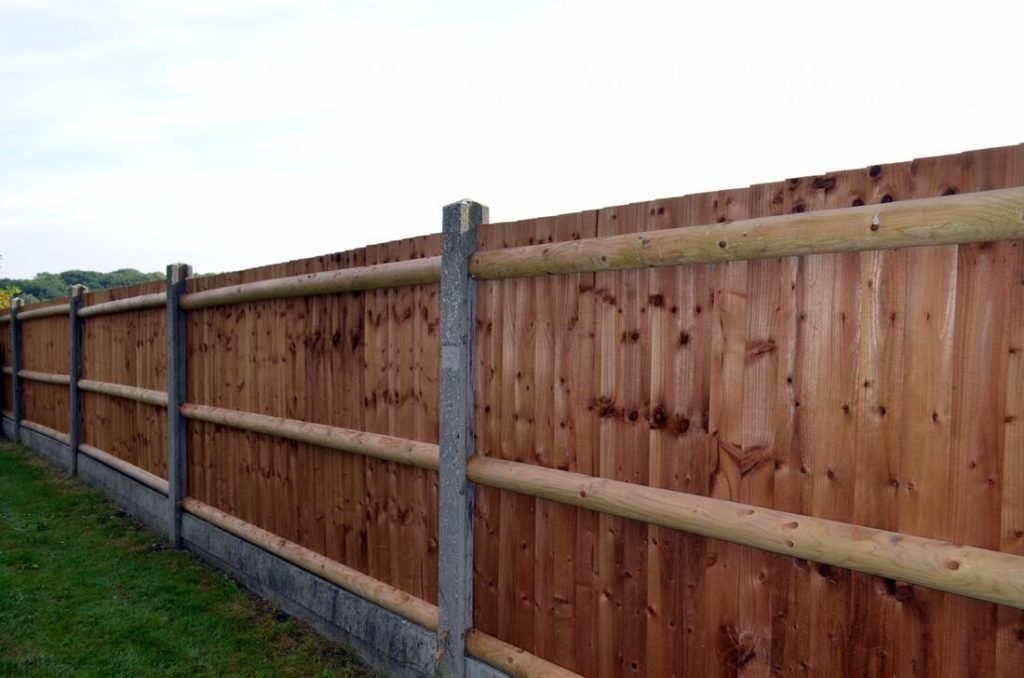 Picture of a wooden fence installed in Delaware County Pa