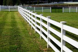 A Picture Of A White Wooden Fence Split Rail For Horses In Newtown Square Pa Built By Delco Fencing